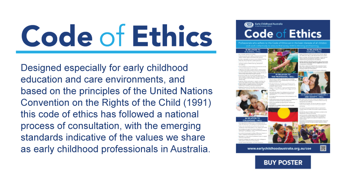 ECA Code Of Ethics - Early Childhood Australia